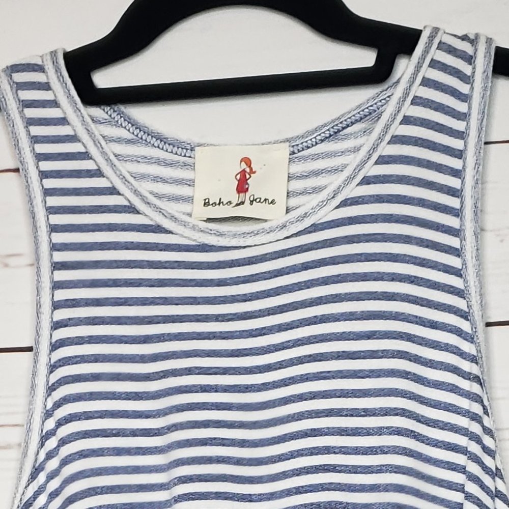 Boho Jane Striped Racerback Tank Top - Picture 3 of 8